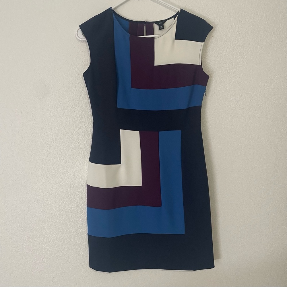 Ann Taylor Colorblock Sheath Dress
